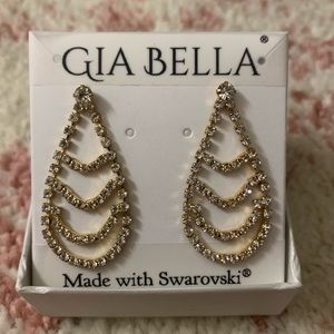Gold Teardrop Earrings